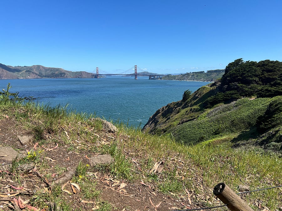 Golden Gate Bridge Seen from the Coastal Trail (practically your back yard!)