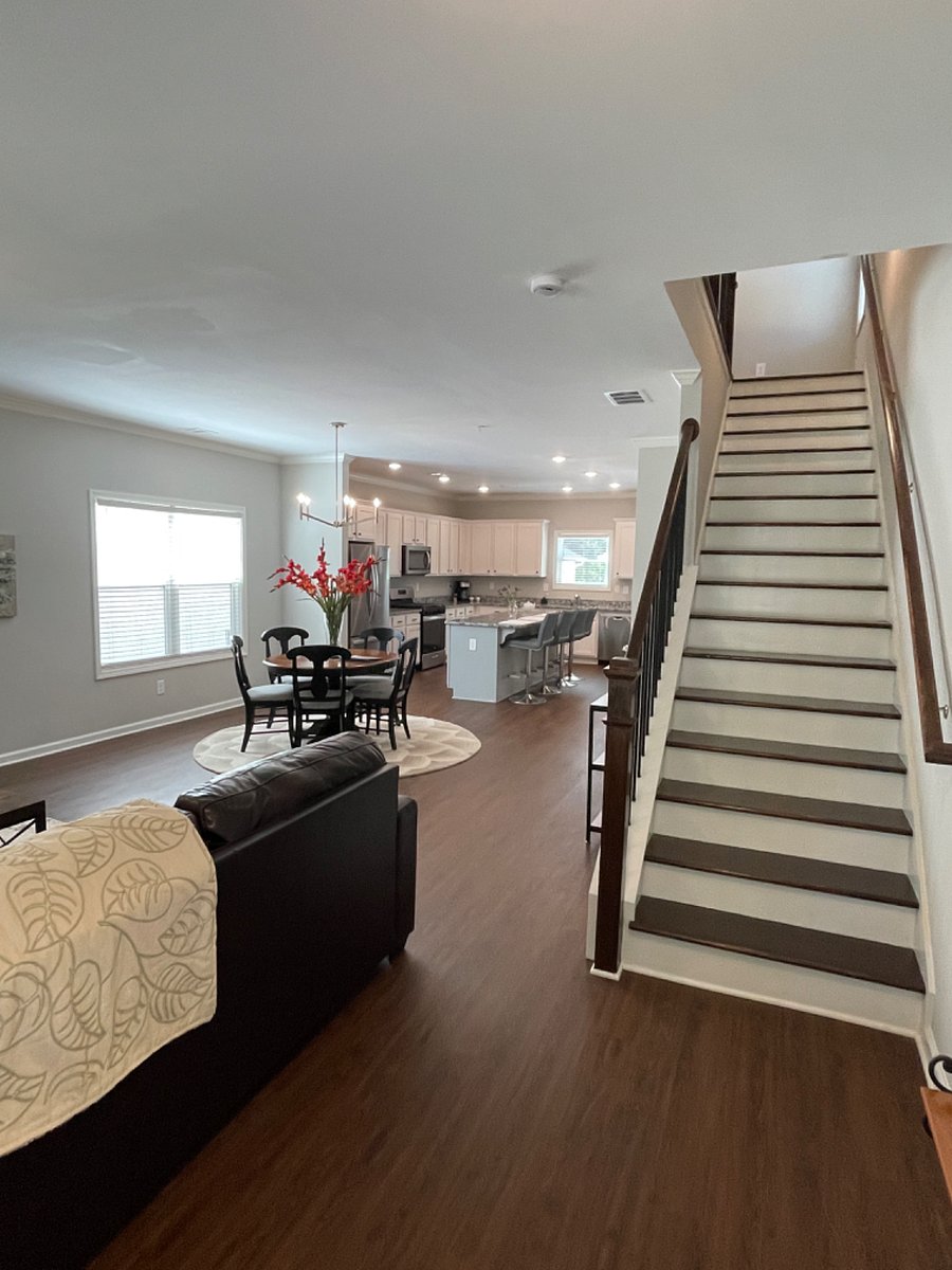 All open concept on main level