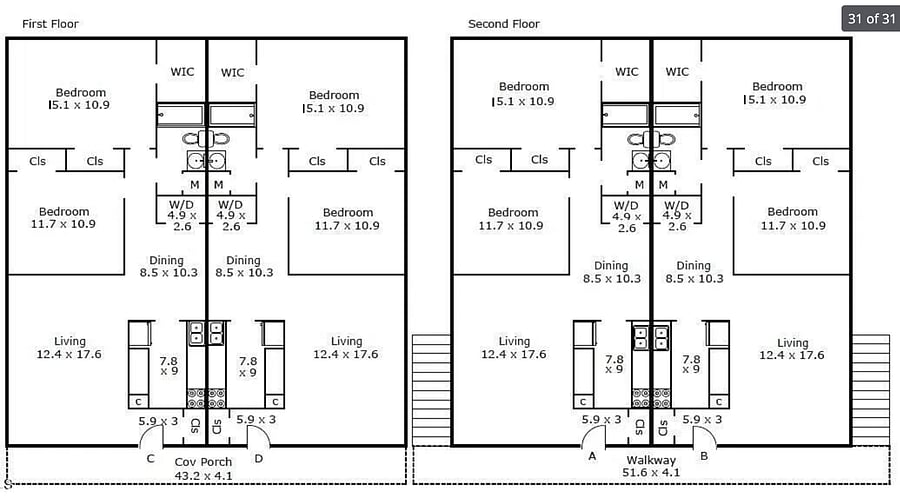 Floor plan for reference.