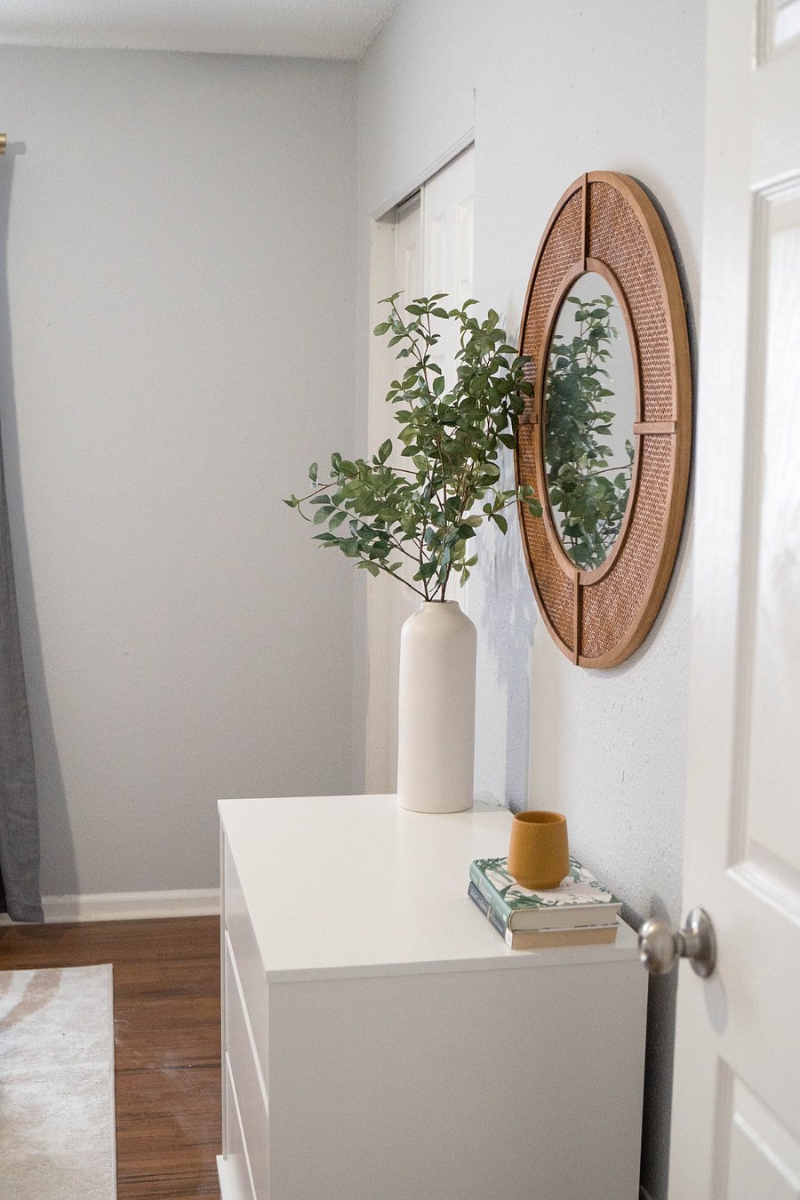 Vanity area for getting dressed, but also soooo cute to look at!