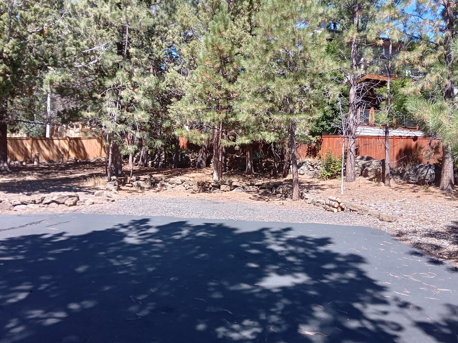 Extra parking for a second car - off street in driveway.