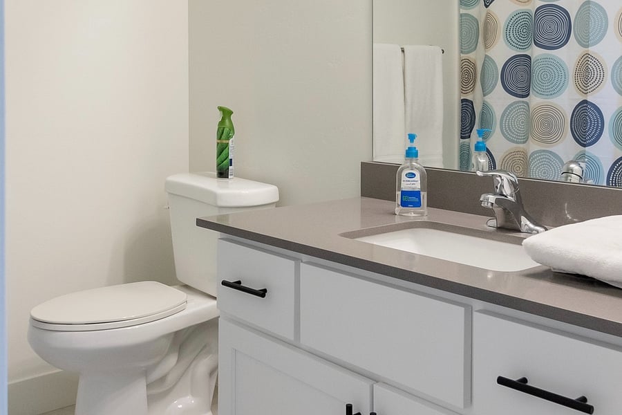 Private bathroom.