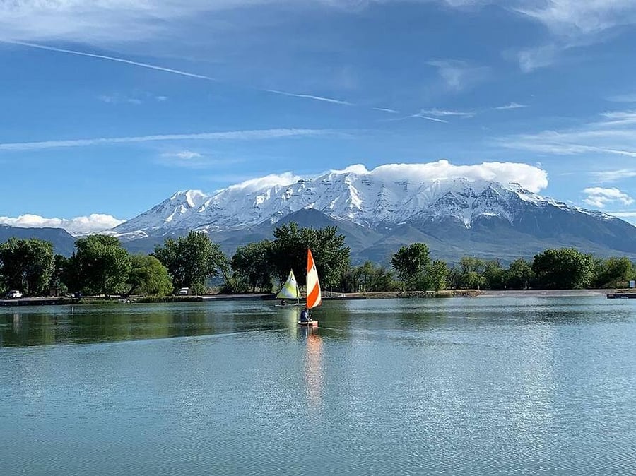 Walk to Utah Lake.