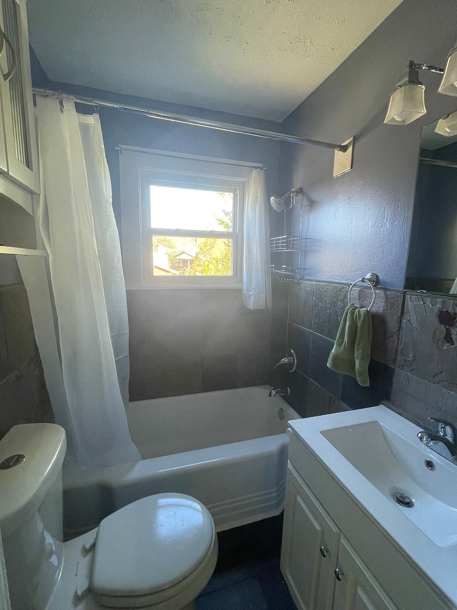 Bathroom with shower & tub