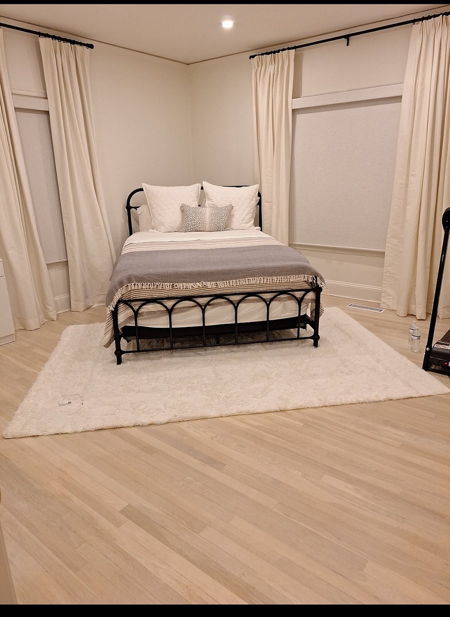 2nd Bedroom with Qween bed.