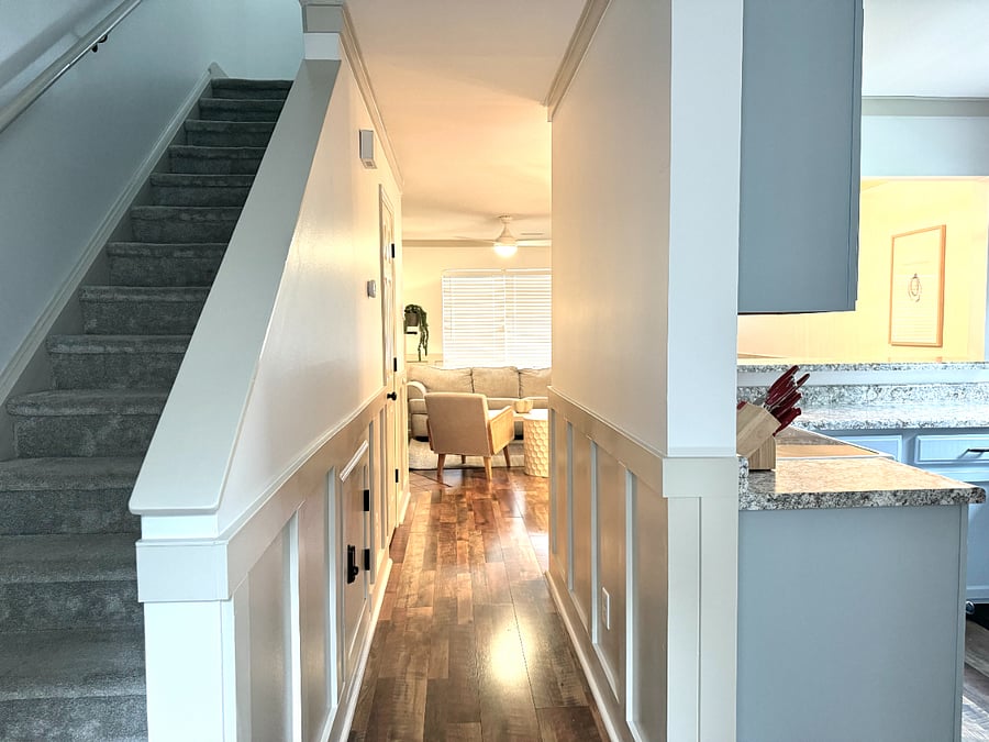 Stairway to second level