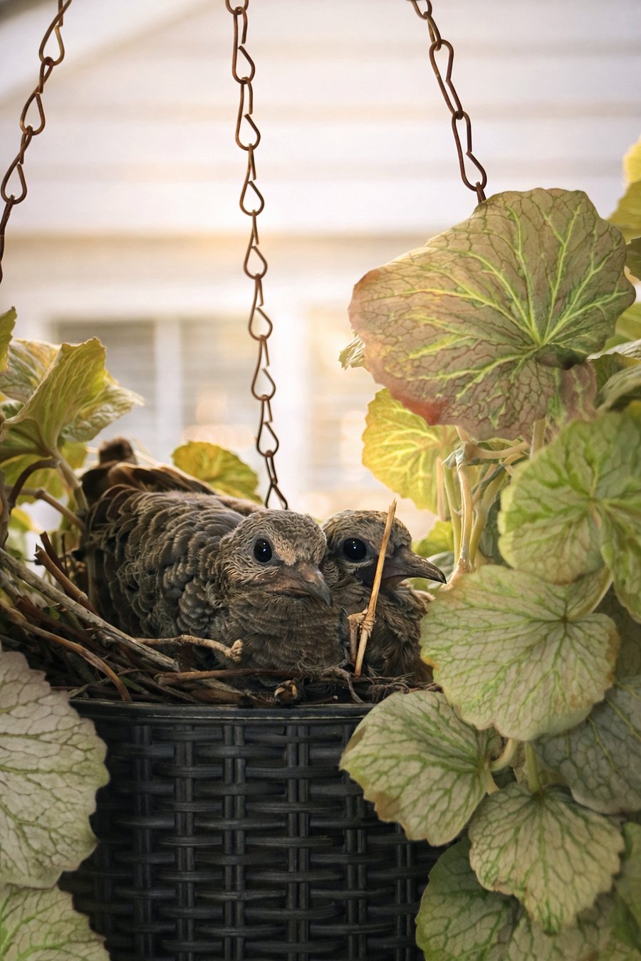 Each season, doves return to nest on the balcony, raising their babies among the hanging plants. Its a quiet, beautiful moment that makes this home feel aliveso peaceful and welcoming that even they choose to come back again and again.