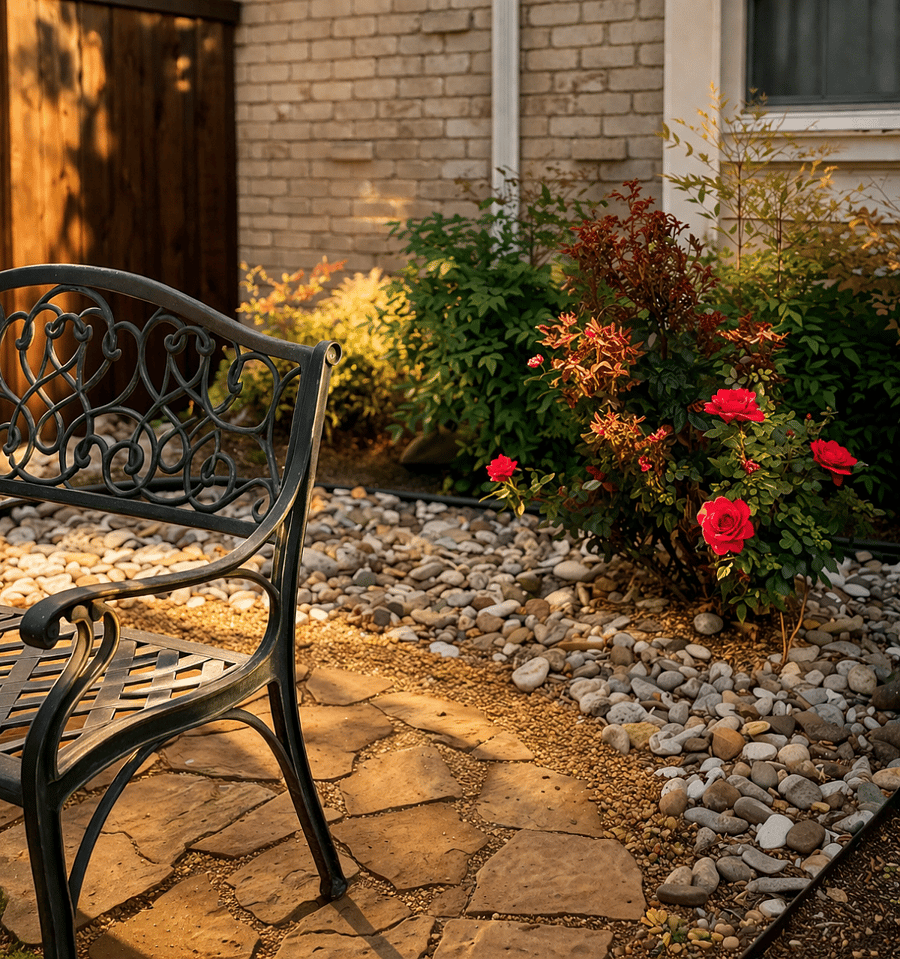 Serene gardens, prefect for sitting back and enjoying a quiet momen