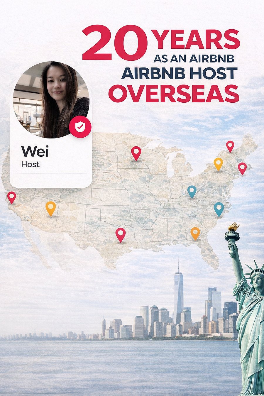 With over 20 years of Airbnb hosting experience worldwide, including 8 years in the United States, I am committed to providing a comfortable and reliable living experience for my guests.