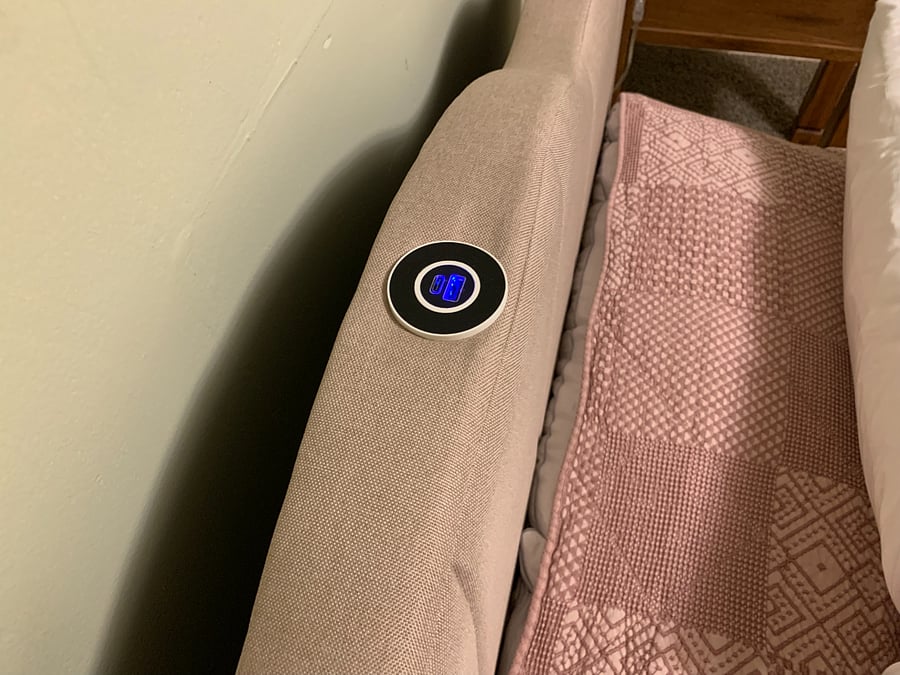 USB and C outlets for convenient device charging.