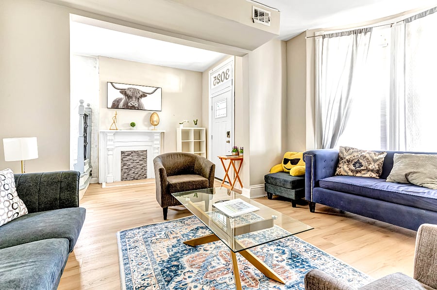 living room space