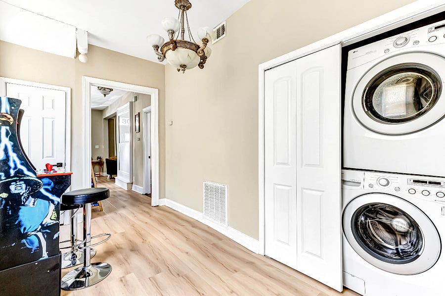 washer and dryer