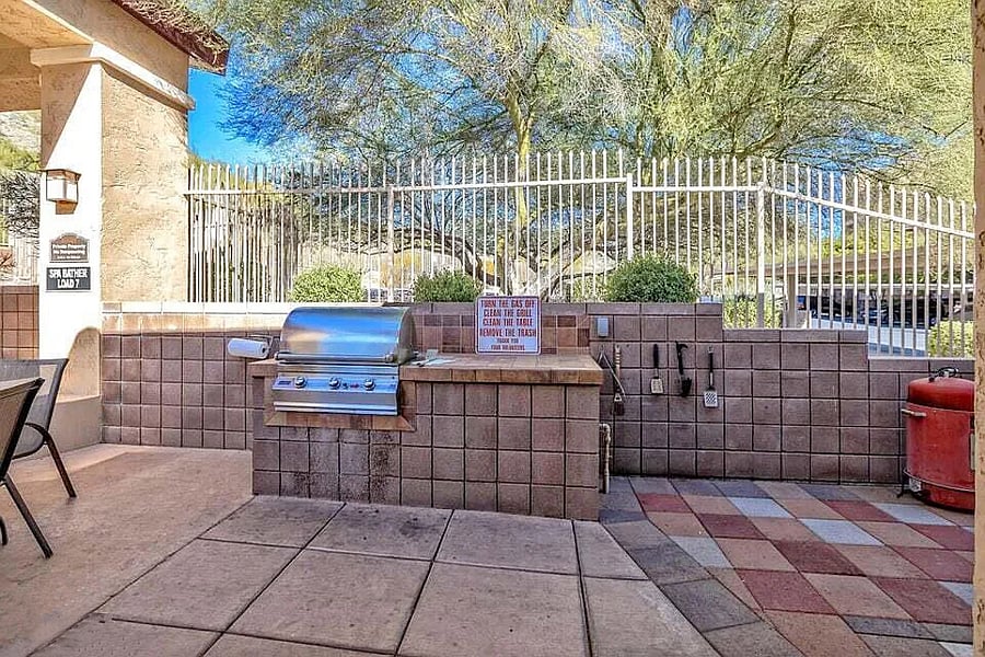 BBQ in the common pool area