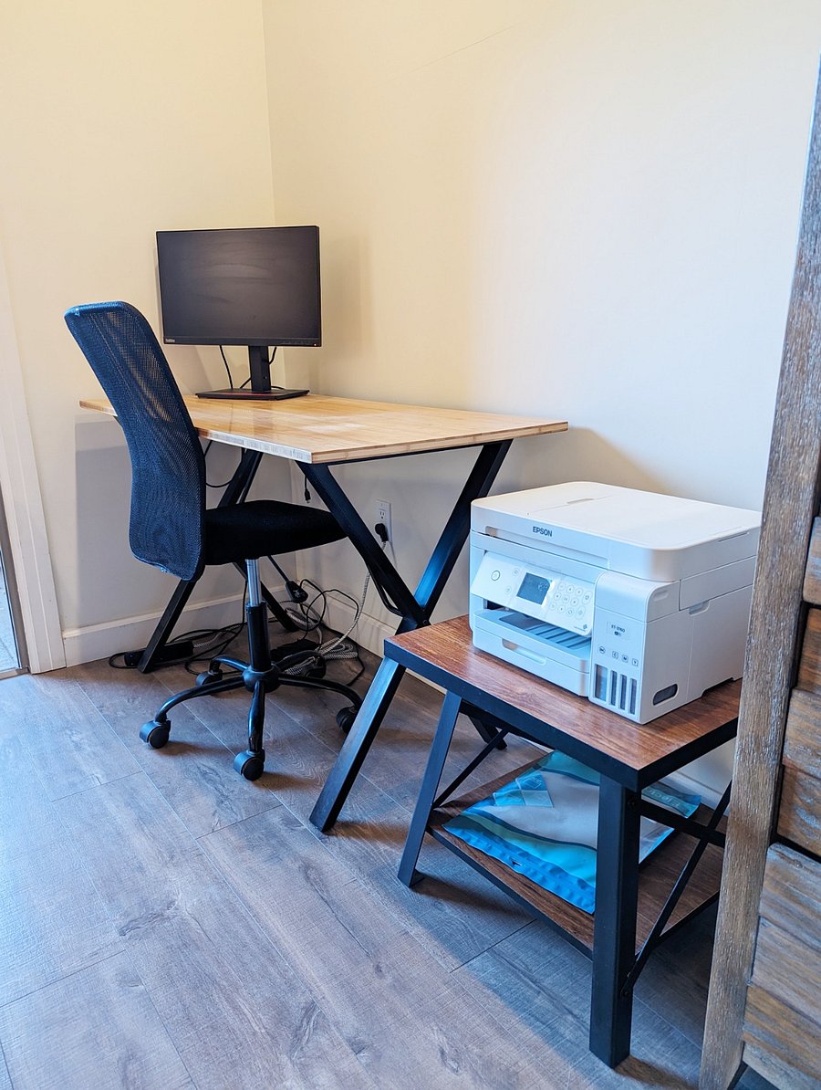 Dedicated workspace in the bedroom