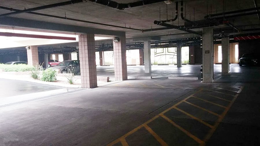 Secure parking garage