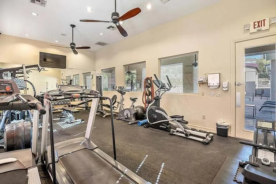 Fully equipped gym