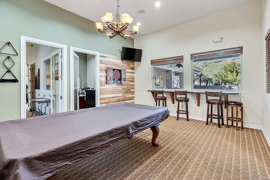 Game room within common facilities
