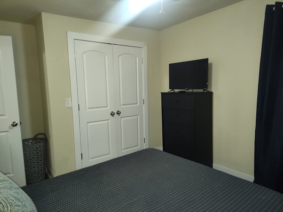 Smart TV with Streaming, Full Size Dresser
