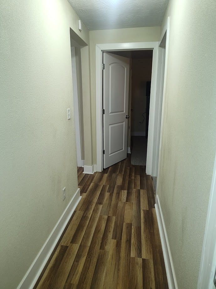 Hallway, split floorplan
