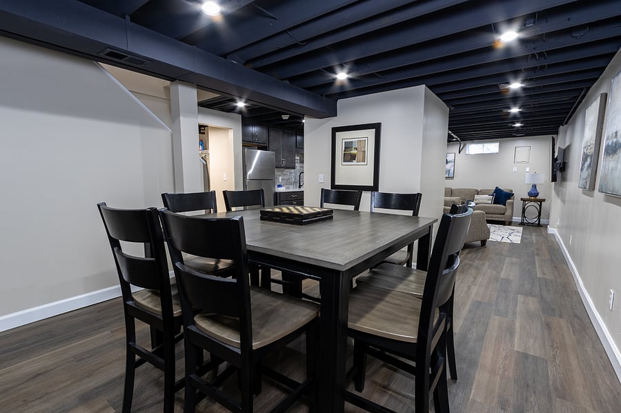 Lower Level Family Room and entertaining space