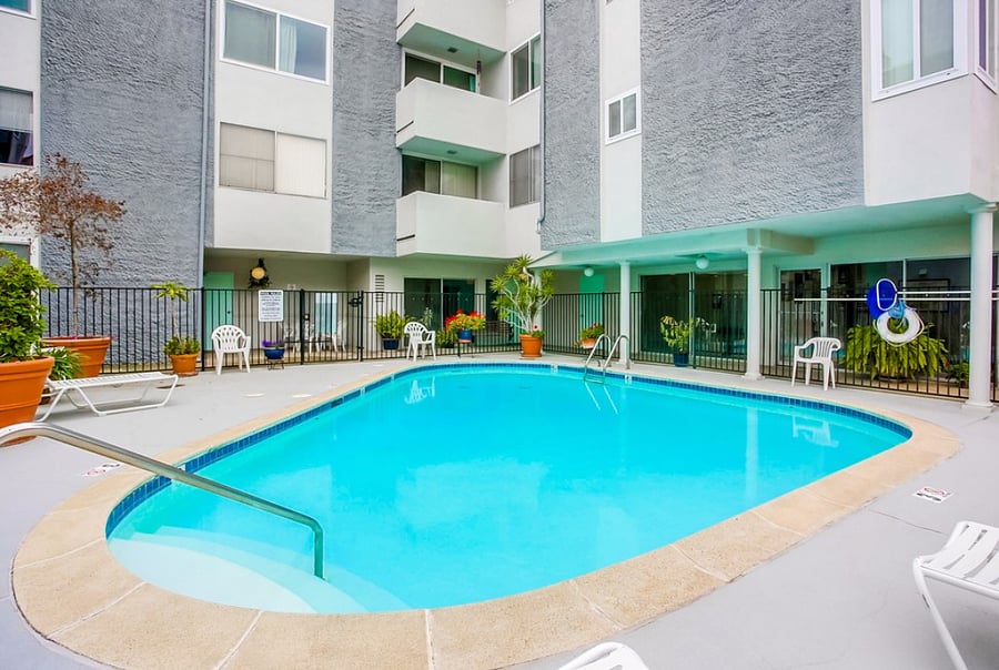 Sparkling pool to enjoy year 'round in San Diego!