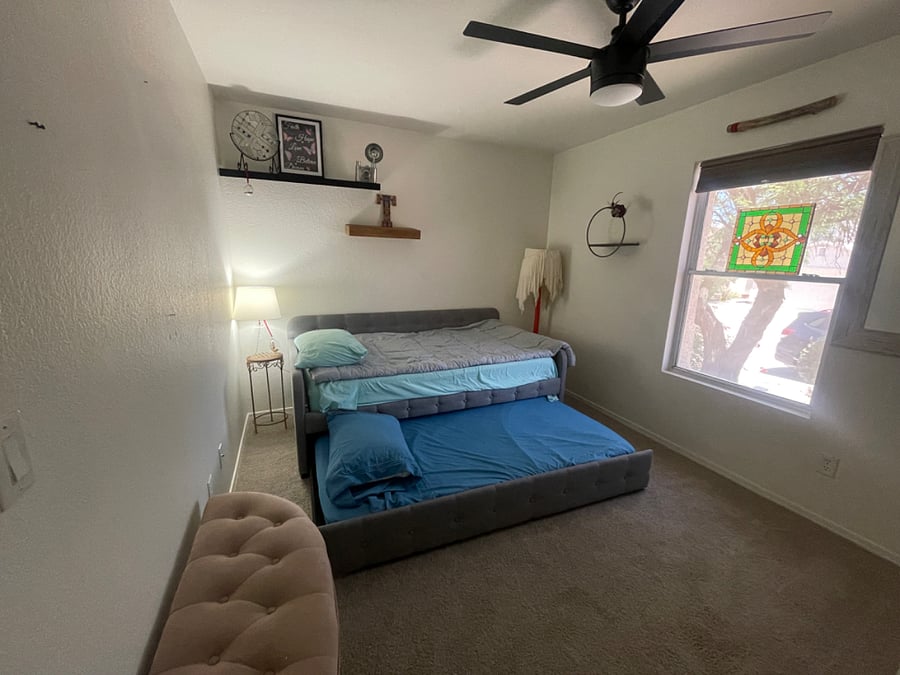 Secondary bedroom with day bed with pull-out trundle