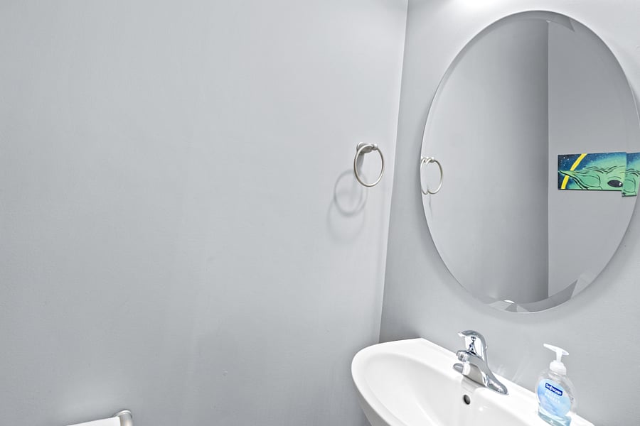1/2 bathroom on main floor