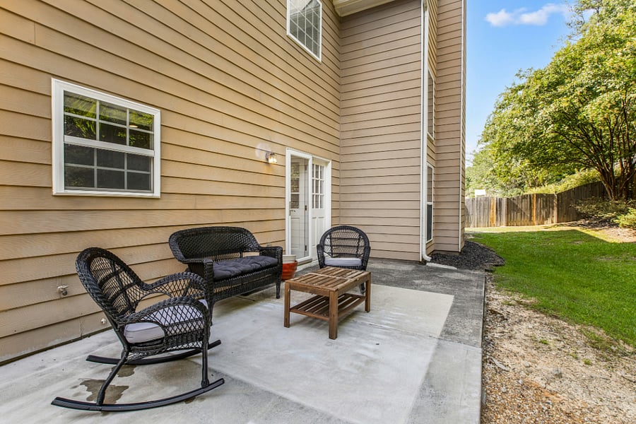 Relax on the back deck.