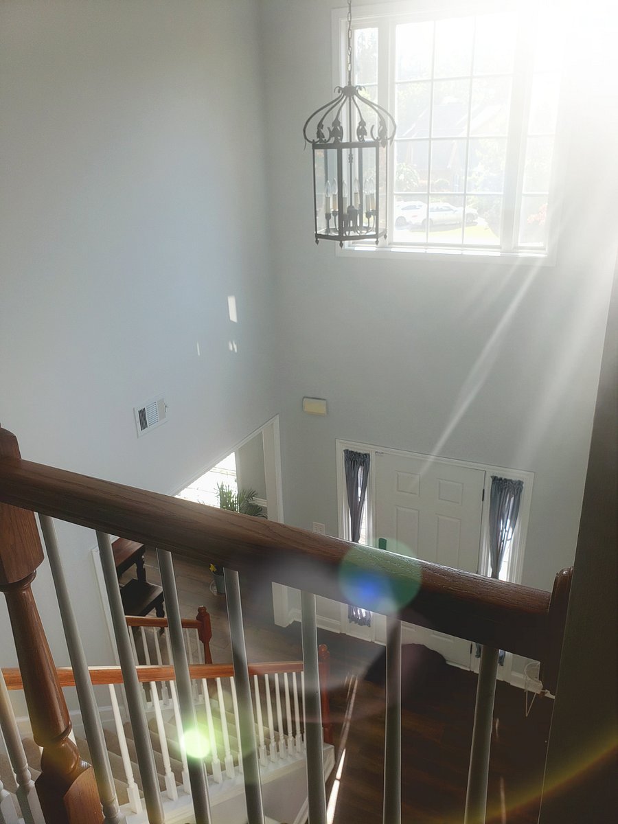 Two-story foyer. Open with lots of light.