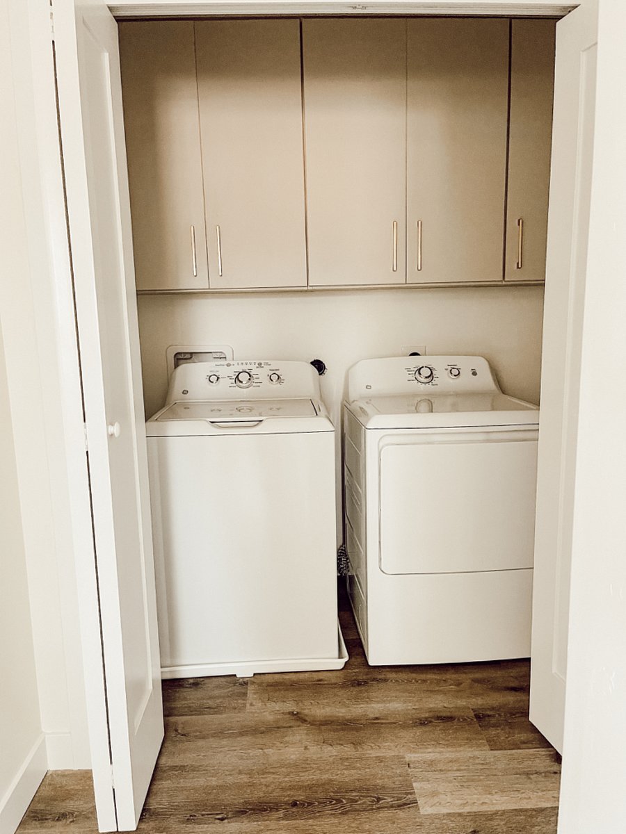 In unit washer and dryer