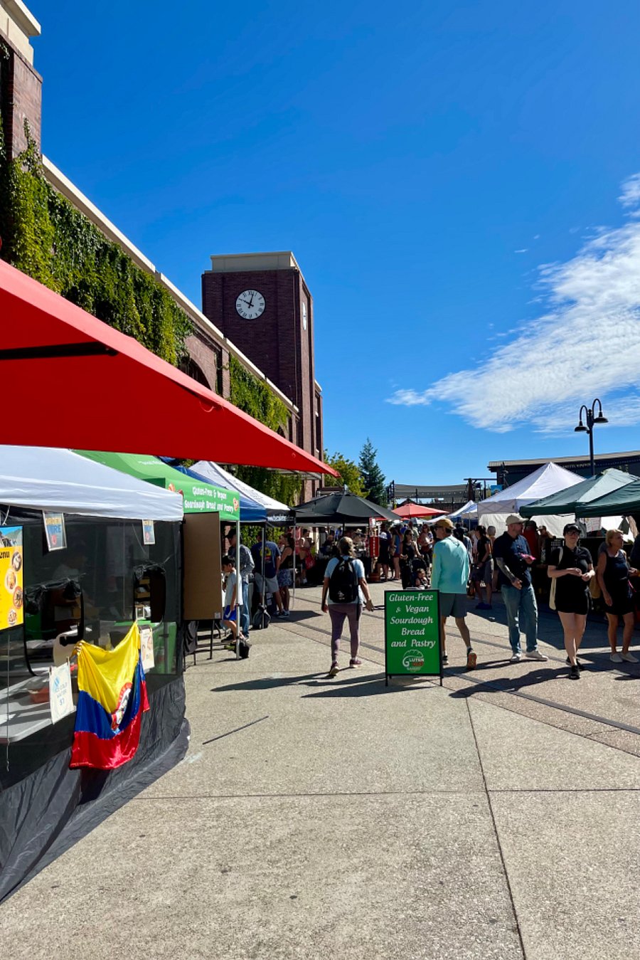 Year round Farmers Market on Sutter Street, walking distance from The Retreat