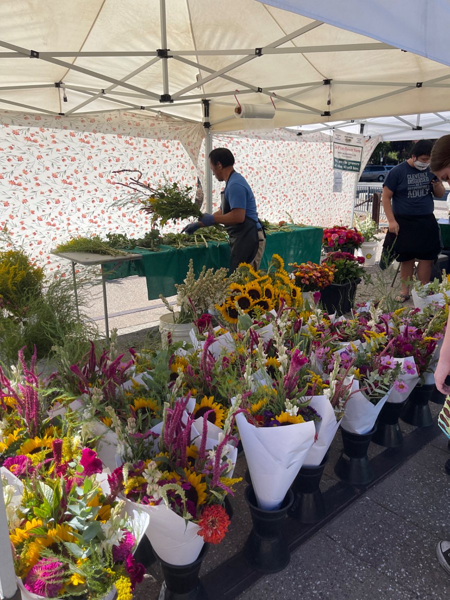 Year round Farmers Market on Sutter Street, walking distance from The Retreat