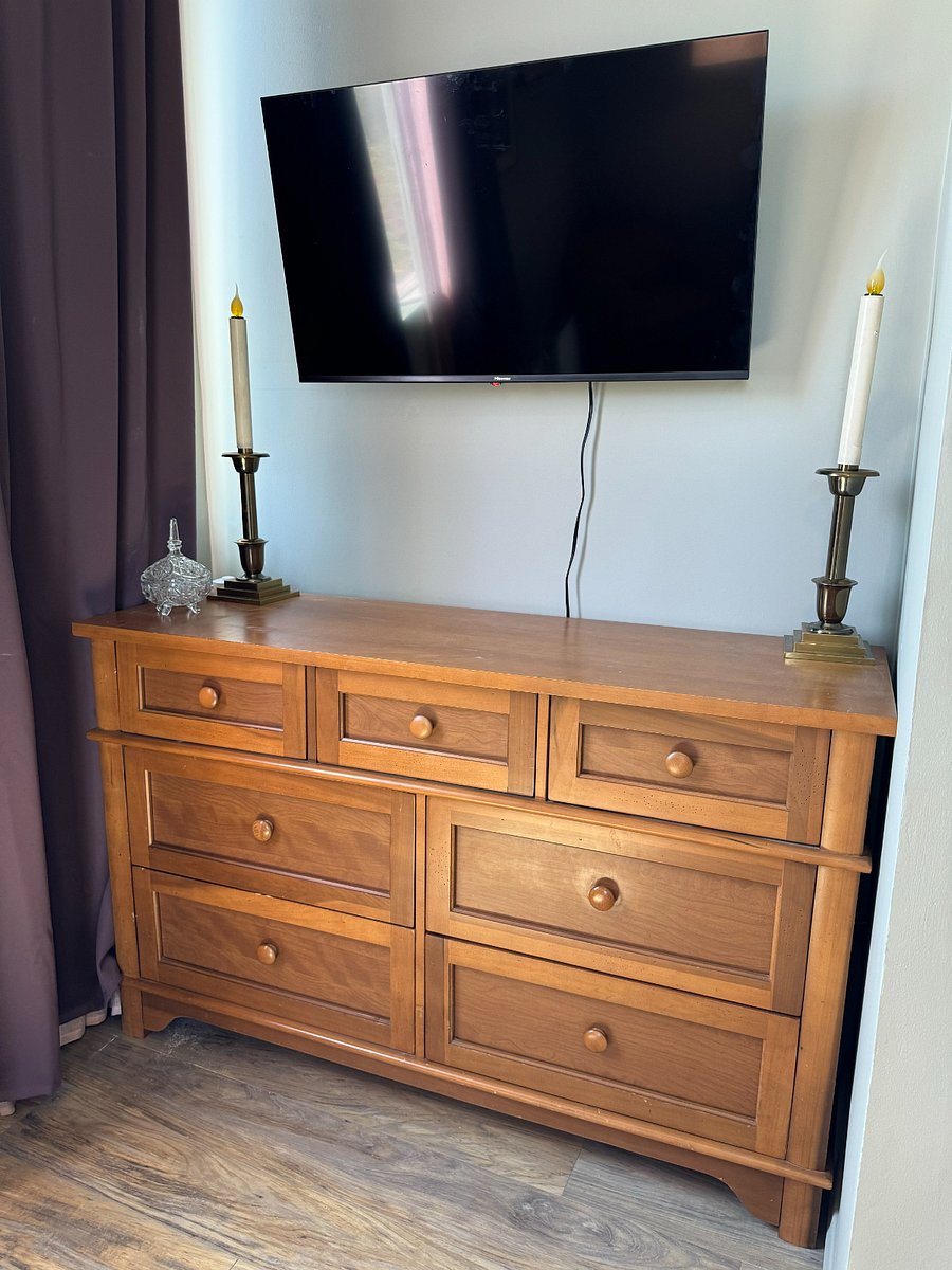 Dresser with Small Television