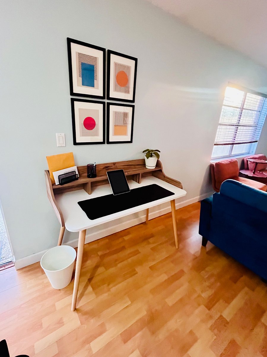 Remote work, or workspace, centrally located