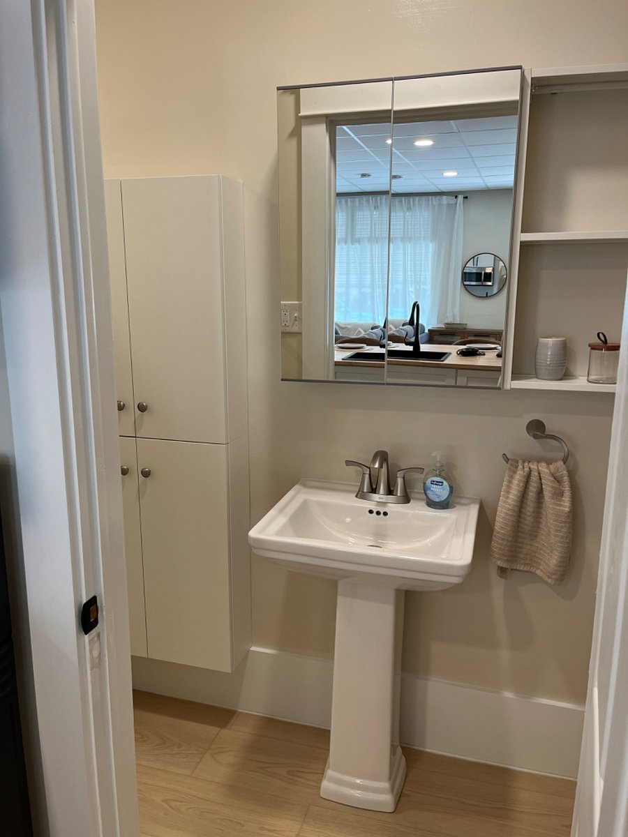 Bathroom, lots of storage!