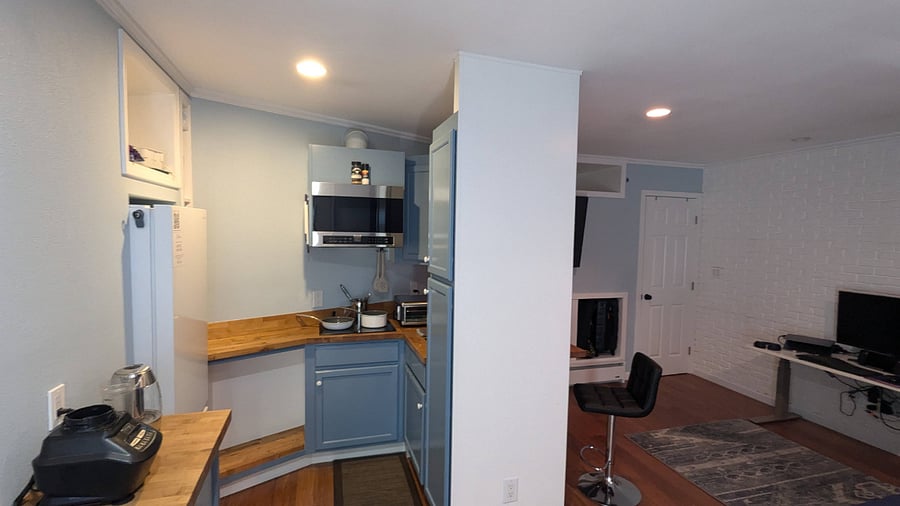 Inside front door