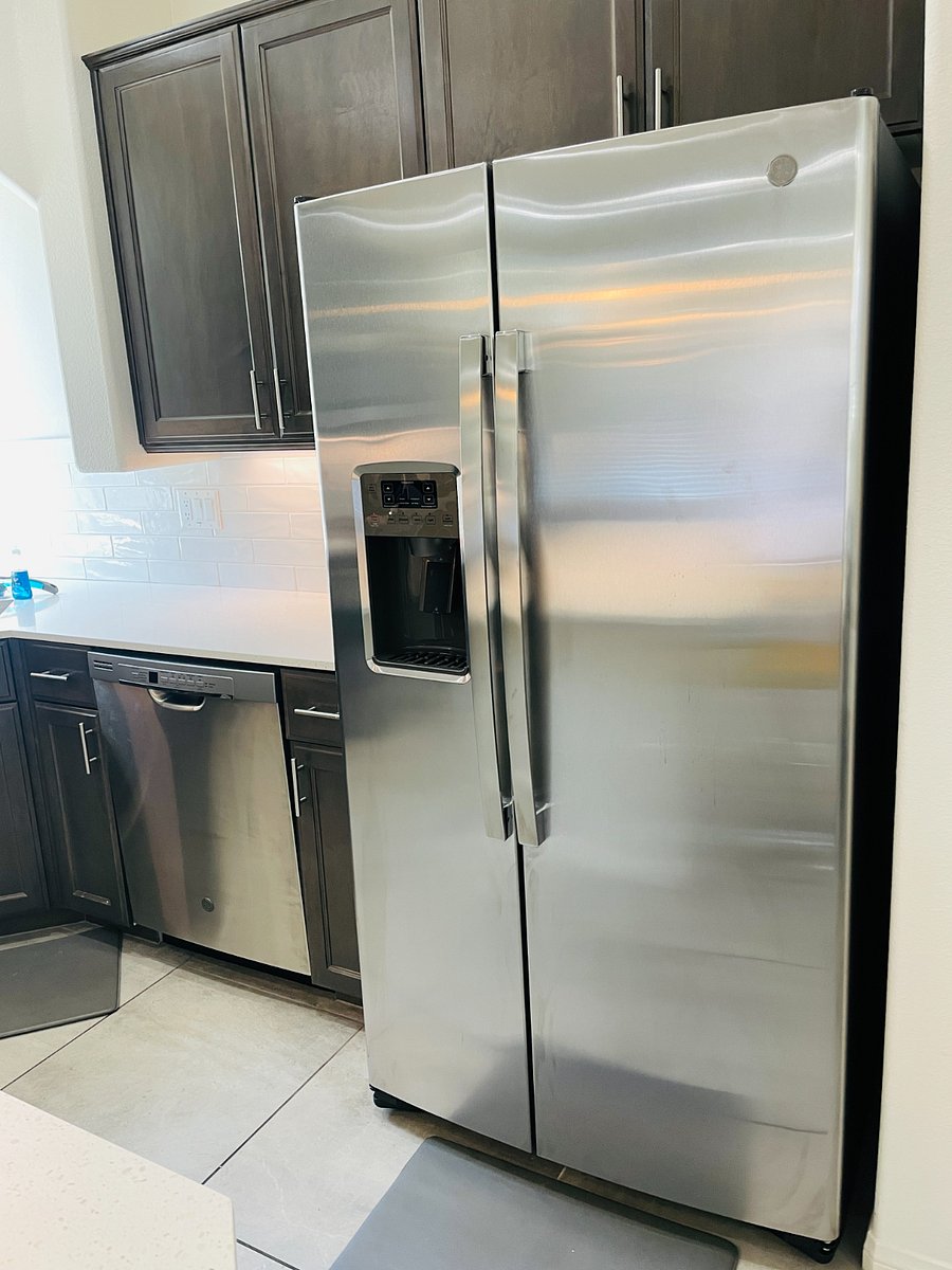 The fridge is large enough for all your needs