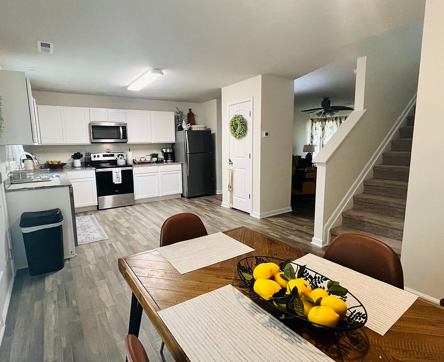 Spacious Kitchen with all of your dishes, cookware and appliances