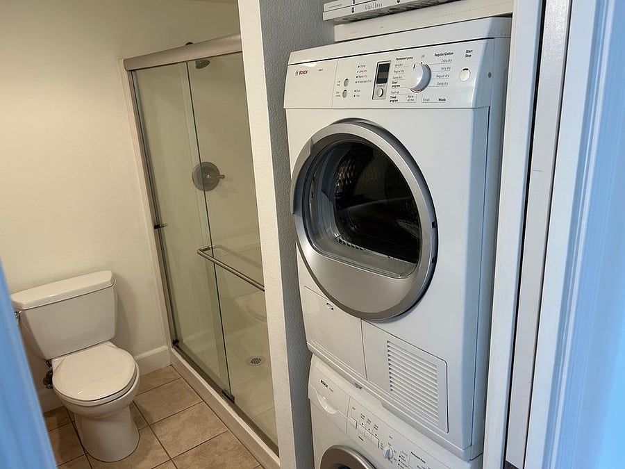In unit washer/dryer