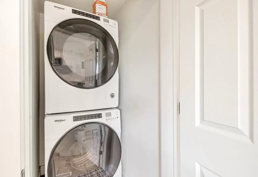 First floor- washer/dryer room