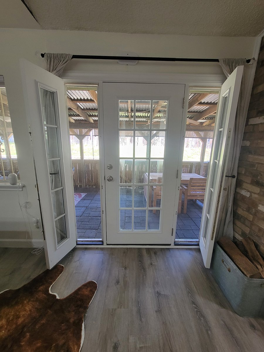 French doors for fresh air