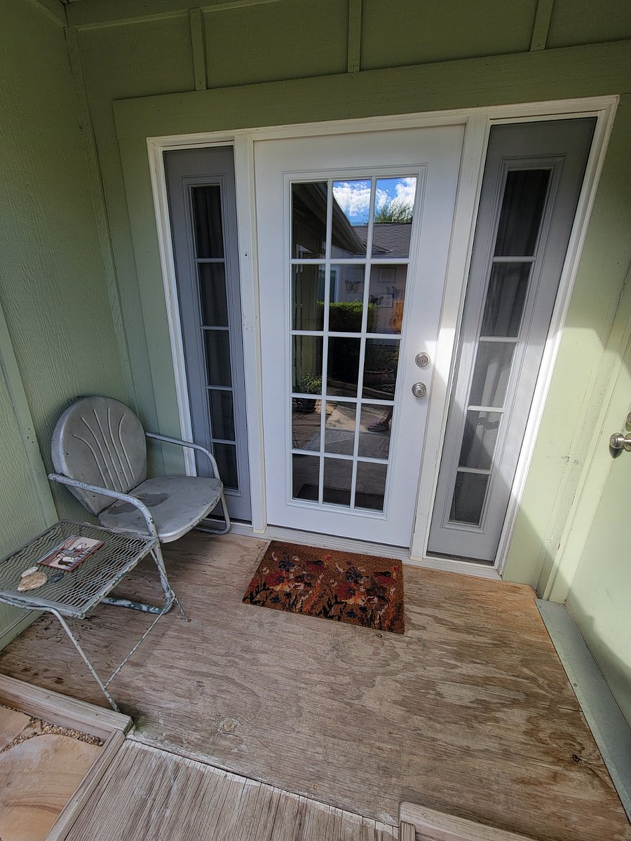 Side entrance to master bedroom; handicap accessible
