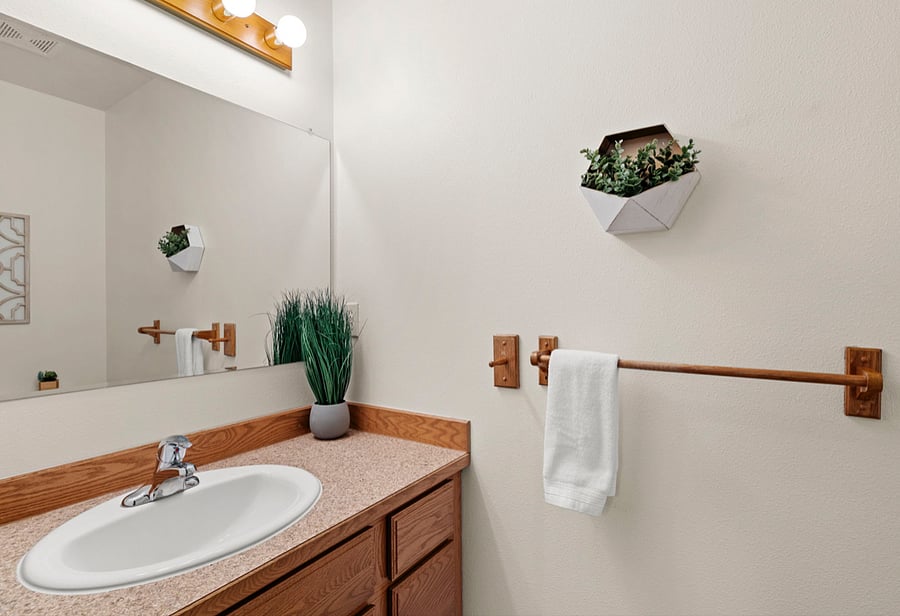 1/2 Bath on Main Floor