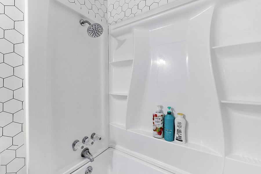 shared Bathroom with weekly cleaning service provided