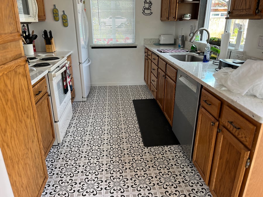 Main home, ground level full kitchen with new granite counter tops, with all  new sink. faucet and garbage disposal