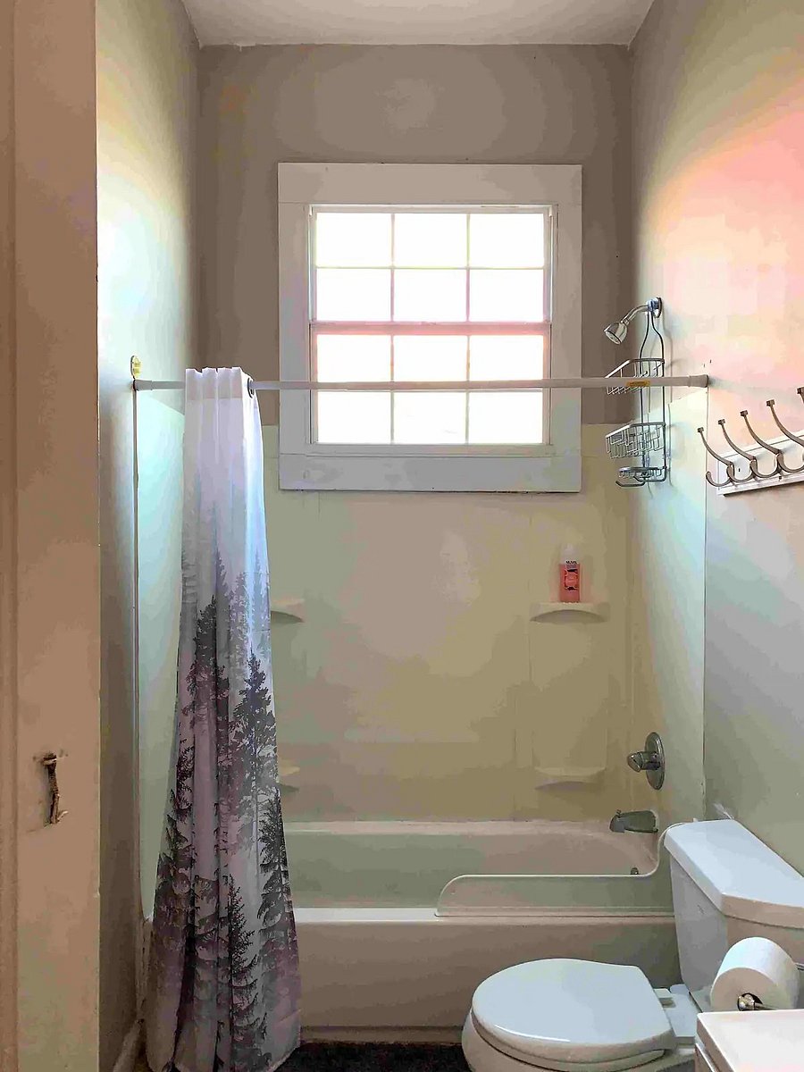 Full Bath with Tub and Shower.