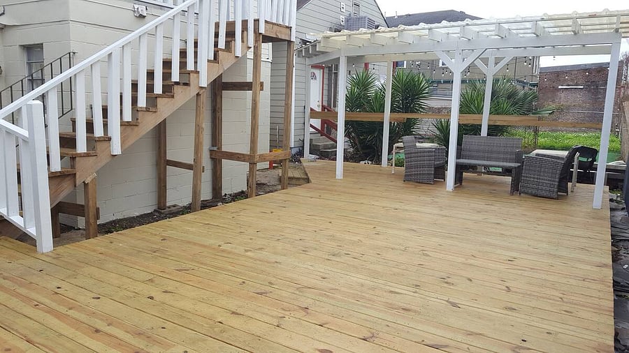 Back Deck.