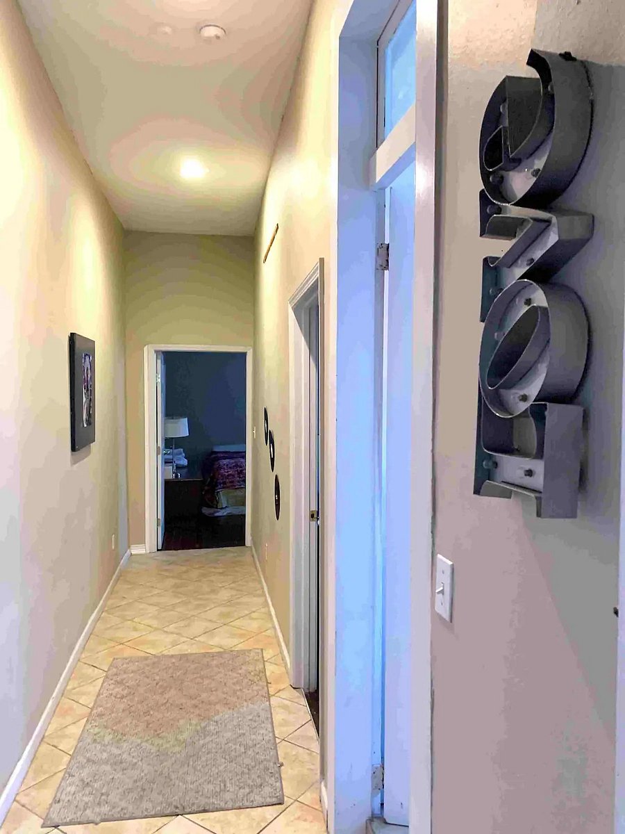 Hallway from Kitchen to Main Bath and Bedrooms.