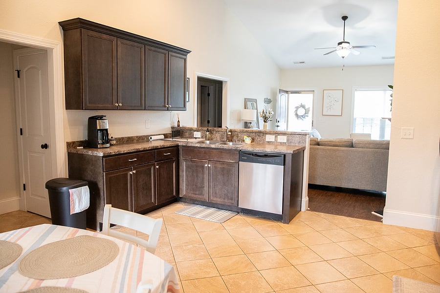 Coffee maker + coffee supplies, full appliances and many cookware offerings