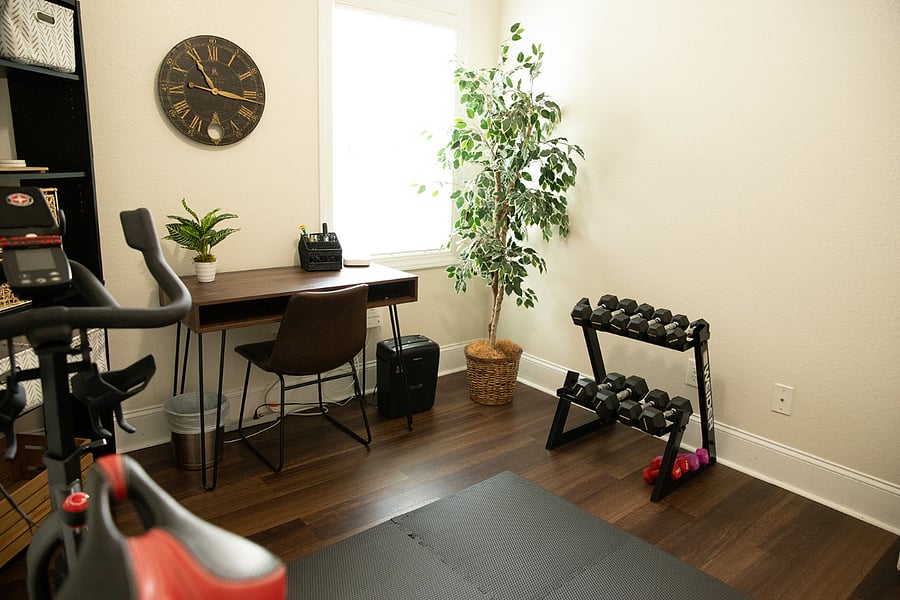 Hand Weights Pictured + Natural Sunlight